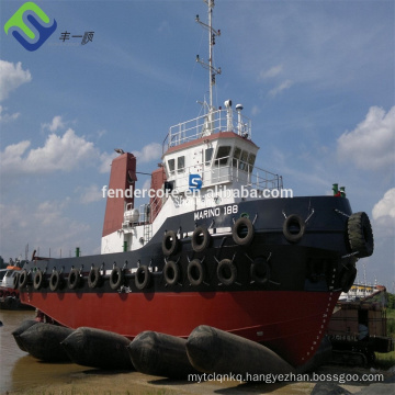 Dry dock LCT vessels barge ship pneumatic rollers